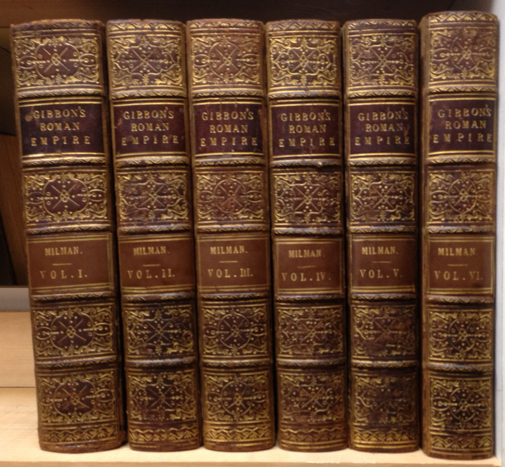 The History of the Decline and Fall of the Roman Empire. Second Edition.  With Notes by H.H. Milman In Six Volumes. With Portrait and Maps